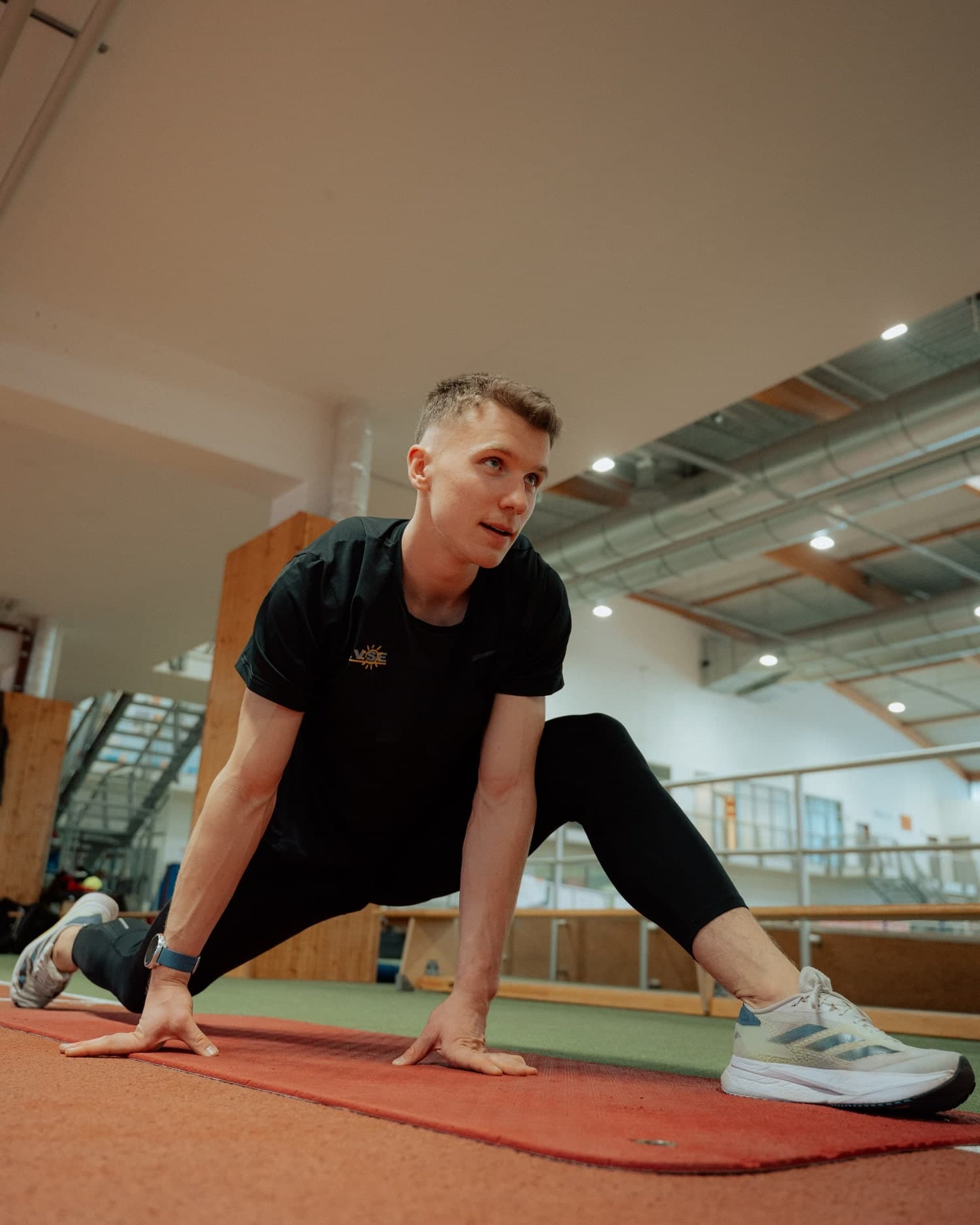 Pascal Boden bei einer Trainingseinheit 2025