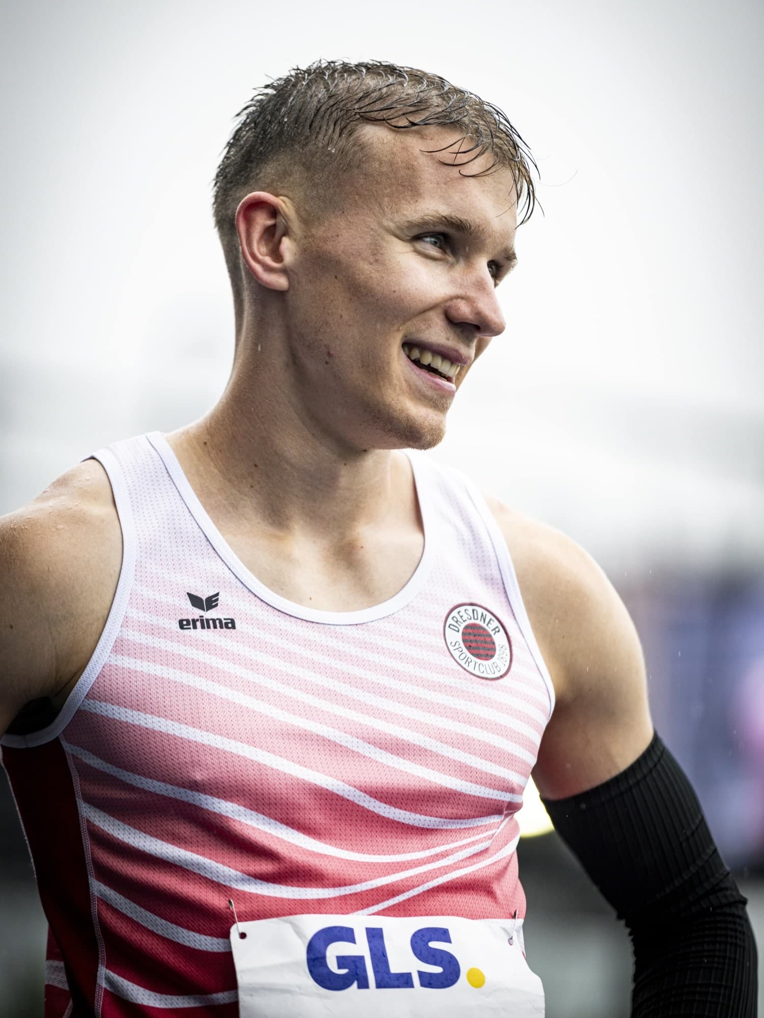 Pascal Boden beim Training - seitliche Ansicht