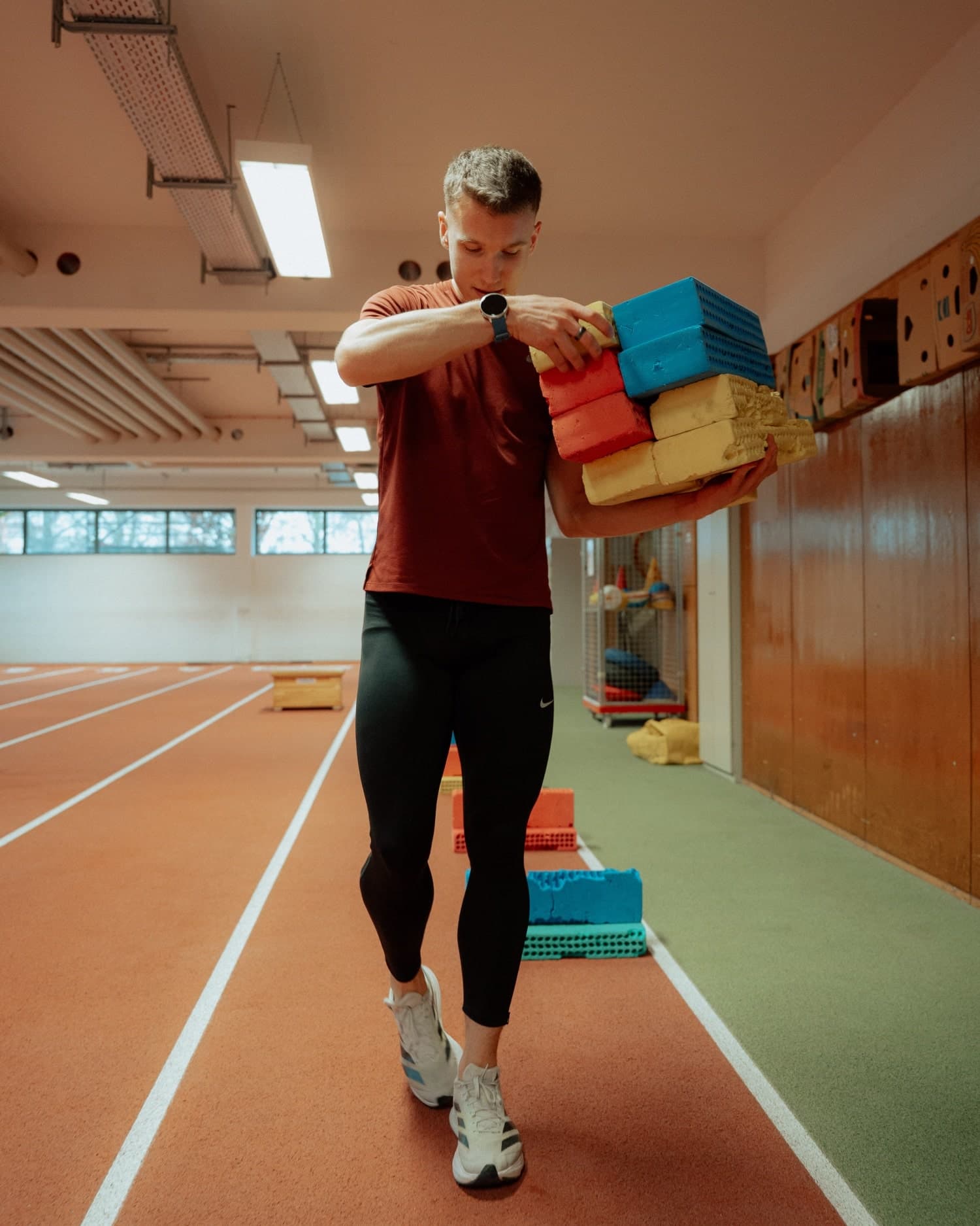 Pascal Boden bei einer Trainingseinheit 2025